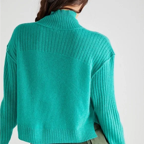 New Free people Aubrey cashmere turtleneck size XS - Picture 4 of 12
